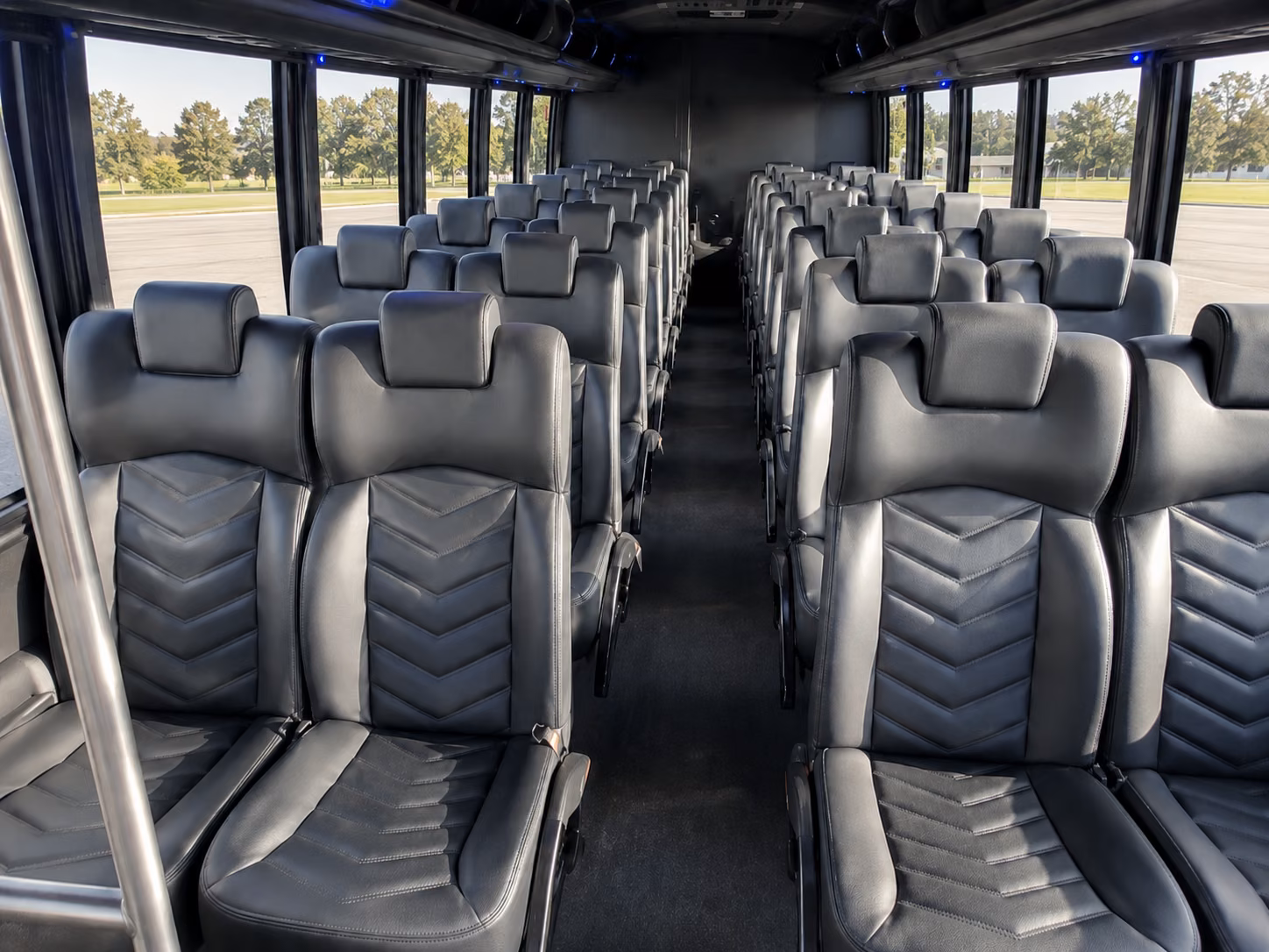 knoxville 15 passenger minibus interior