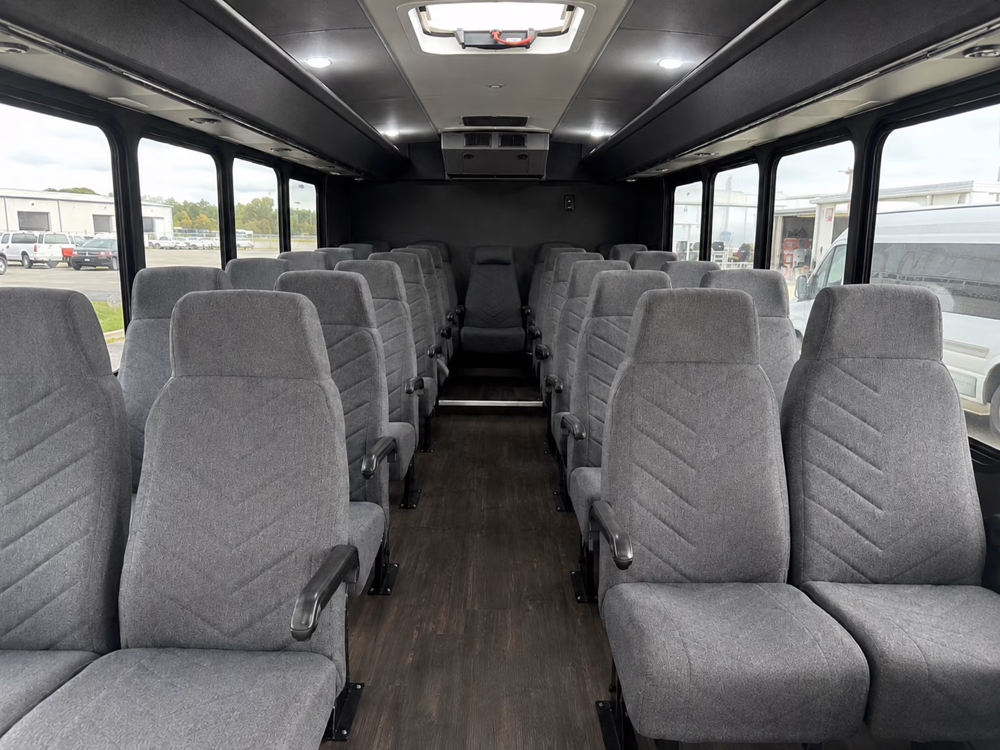 knoxville 18 passenger minibus inside
