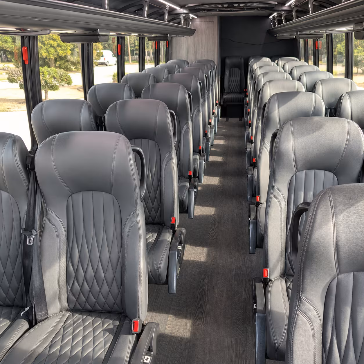 knoxville 25 passenger minibus interior