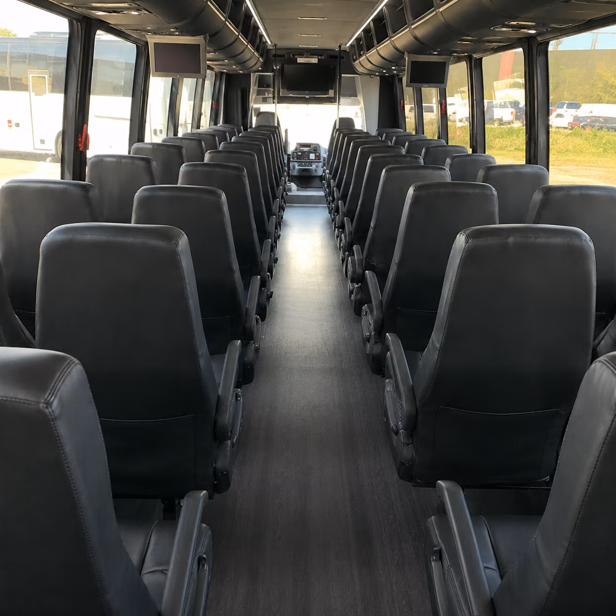 knoxville 30 passenger minibus inside