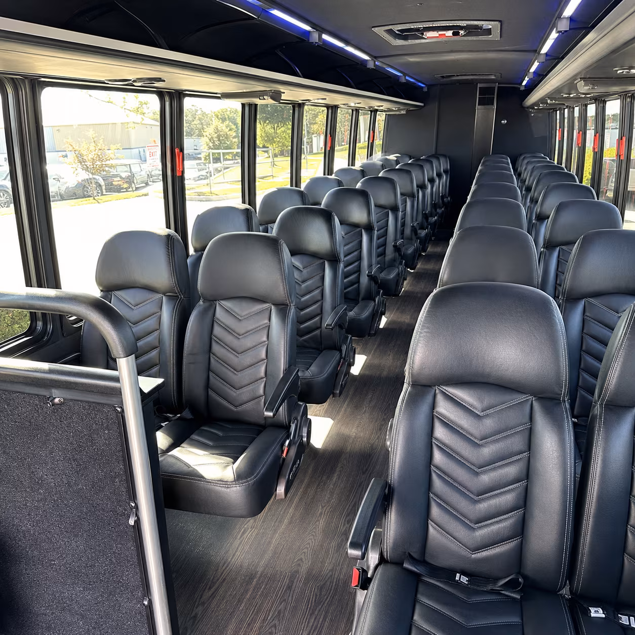 knoxville 30 passenger minibus interior