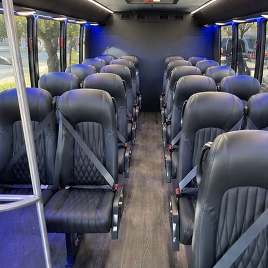 knoxville 35 passenger minibus interior