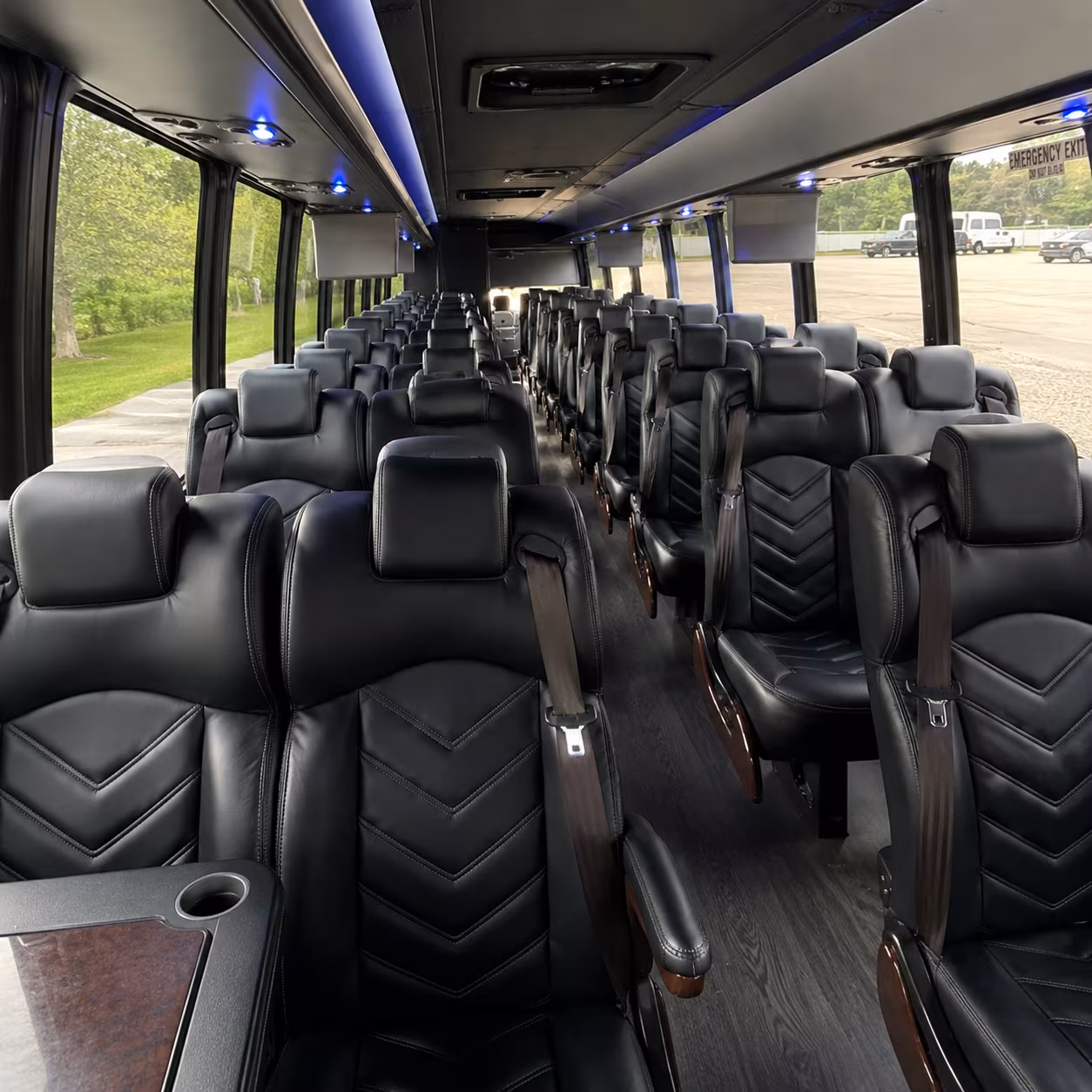 knoxville concert transportation onboard seating