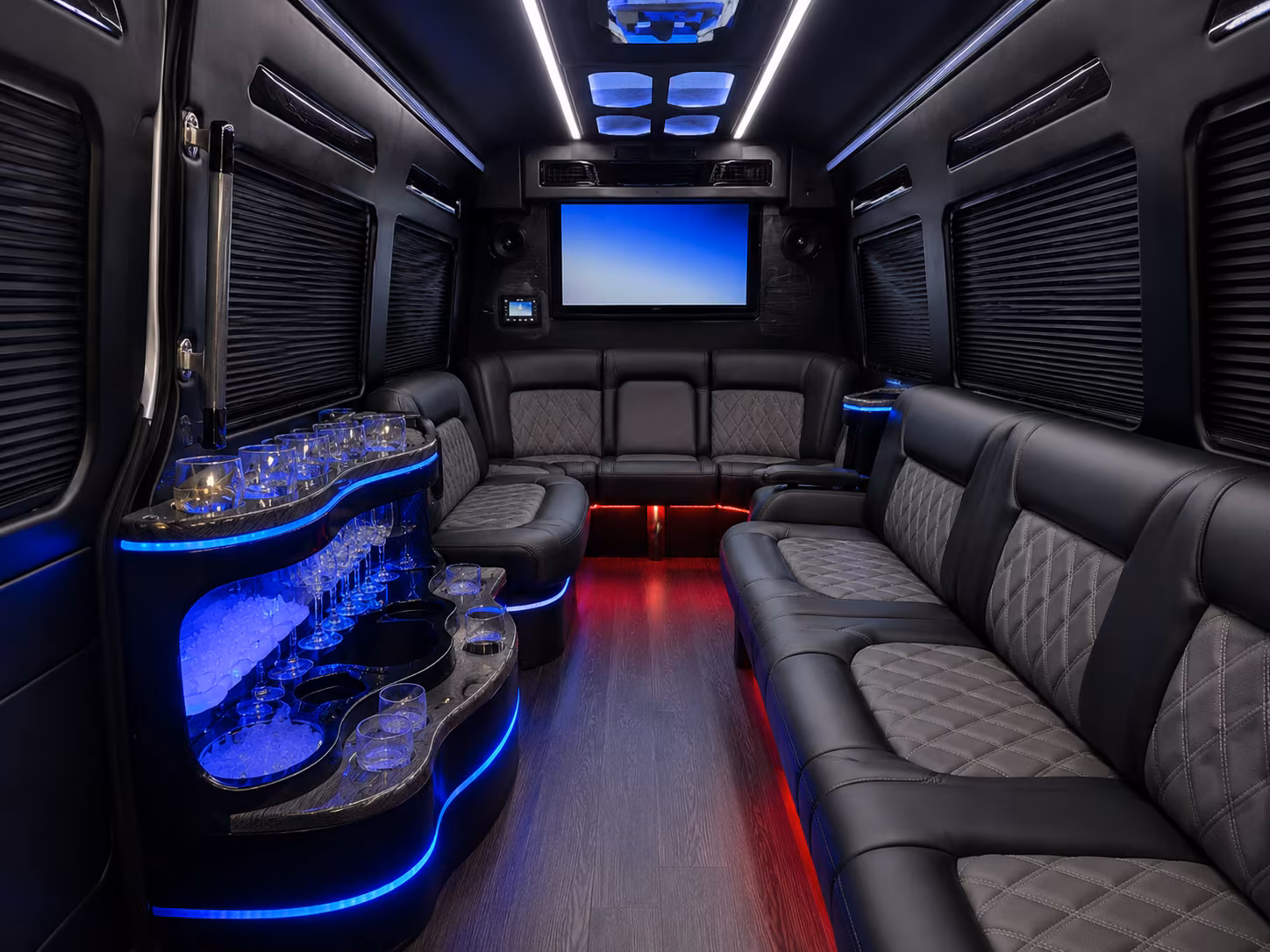 knoxville corporate event transportation onboard seating