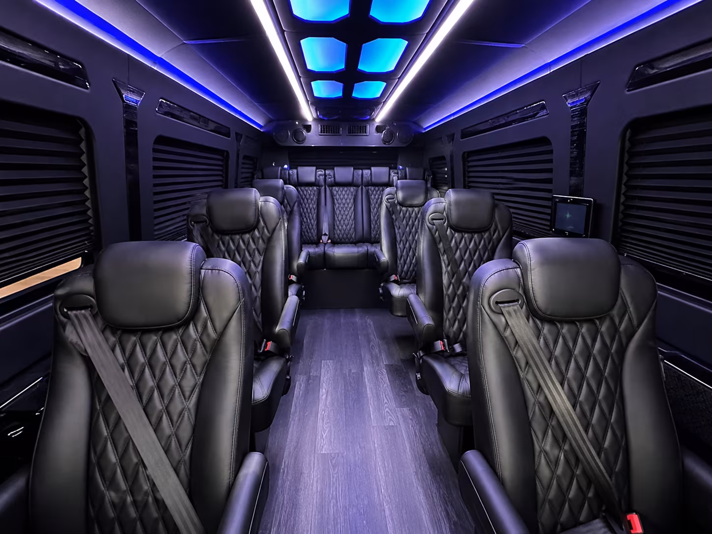 knoxville sprinter van with driver inside